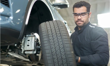 Inspection des pneus
