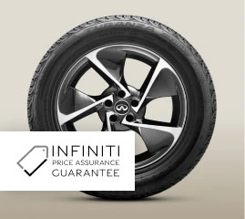 La garantie de prix assuré sur les pneus INFINITI